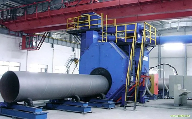 丽水自动环保钢管内壁喷砂机