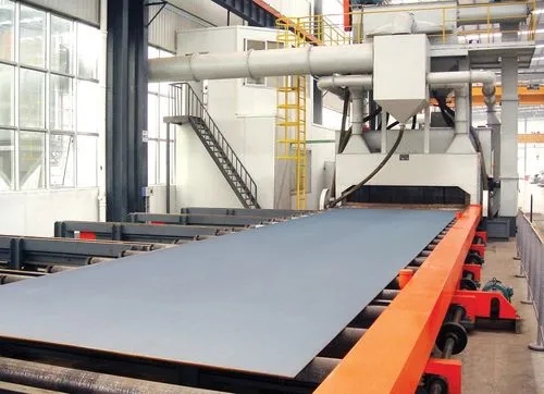 丽水非标定制碳钢型材喷砂机及其应用