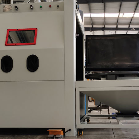 丽水无尘喷砂机半自动模具喷砂机